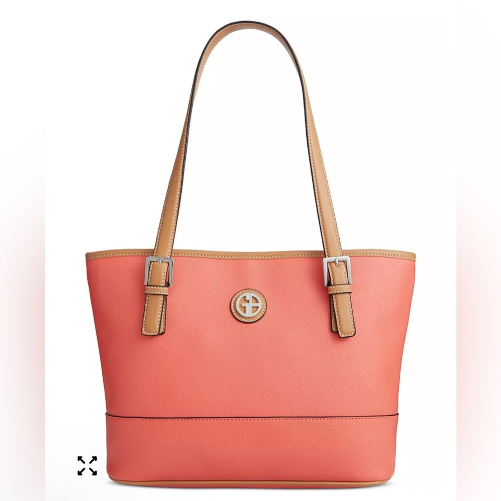 Giani Bernini Saffiano Orange Tote Bag